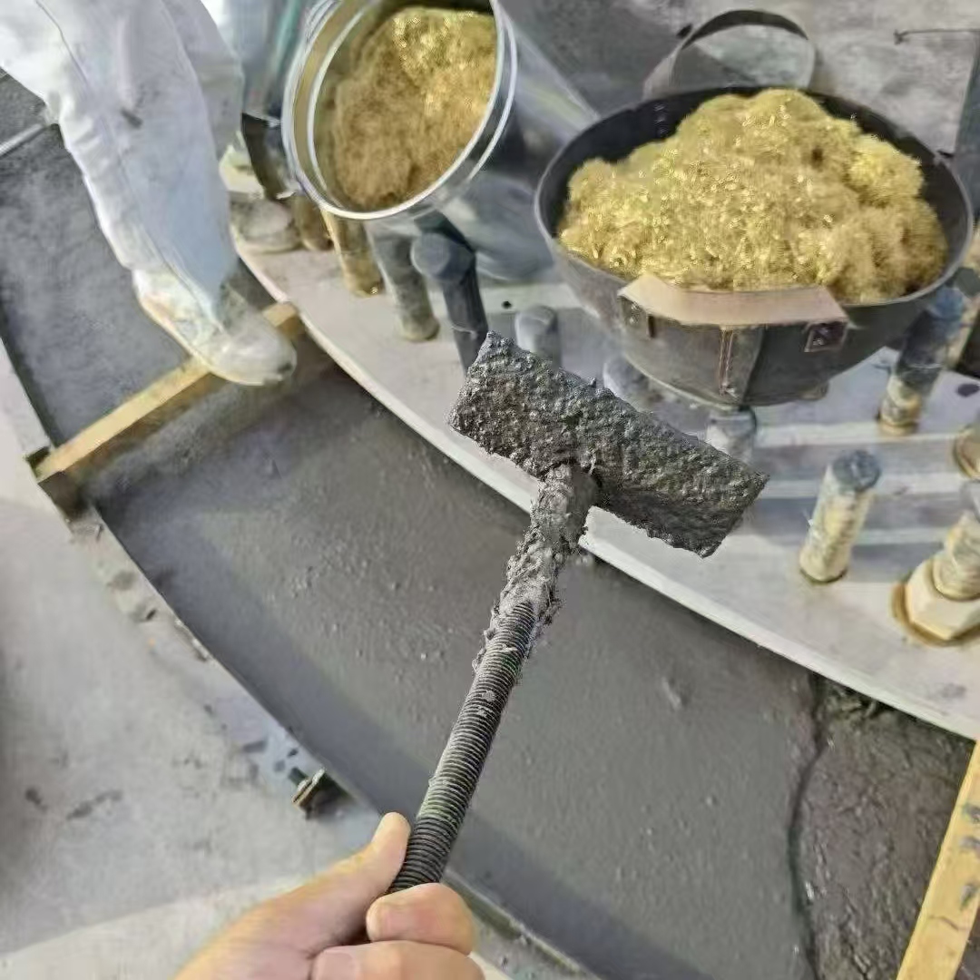 金湖C120钢纤维高强无收灌浆料 轧机压缩机汽轮机发电机锻压设备底座灌浆材料